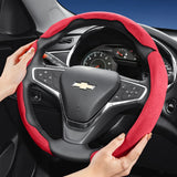 Sport Suede Steering Cover for Chevy Silverado D Car Interior Accessory Hocasen