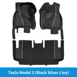 Custom Floor Mats Waterproof Liners for Tesla Model 3