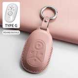 PU Car Remote Key Case Cover Holder Shell for Geely Emgrand X7 EX7 Coolray