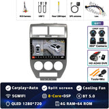Android 15 Multimedia Stereo with GPS for Dodge Caliber 2007–2012