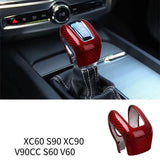 Carbon Fiber Center Console Trim for Volvo S60 Car Interior Accessory LINGLUYANG