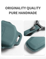 Leather Car Key Bag Case Cover Fob