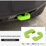 TPE Tow Hook Cover for Ford Bronco Sport 2021-2024 Car Interior Accessory HEBE