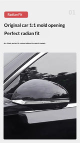Rearview Mirror Anti Collision Trim Strip Decoration for Mercedes Benz E300L, GLC300L, C260L, S450L, GLA, GLB Rearview Mirror