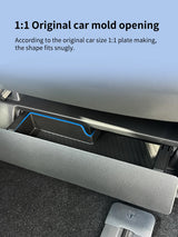 for Toyota Alphard Verfire 40 Series 2023 2024 Underseat Storage Box TPE Car Second Row Seat Lower Tray Organizer Accessories