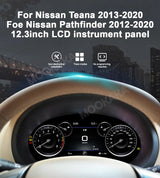 Digital LCD Instrument Cluster for Nissan Teana 2013–2020 Android Head Unit Aotsr