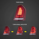 LED Tail Lights with Animation for Chrysler 300 2011 Car Interior Accessory Vland