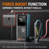 AdoreTrip 6000A Car Jump Starter With Air Compressor Up to 150PSI,Portable Power Bank,Battery Jump Starter WIth Smart Display
