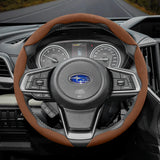 Subaru Anti-Slip Suede Steering Wheel Cover Set
