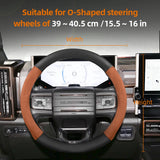 Suede Matte Carbon Fiber Steering Cover for GMC Sierra