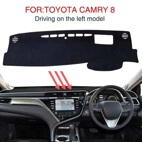 Anti-Glare Dashboard Mat for Toyota Camry XV70 2018–2023 Dashboard Mat CATUSIKI
