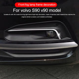 Stainless Steel Fog Light Strip for Volvo V90 S90 Car Interior Accessory LINGLUYANG