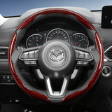 Mazda Carbon Fiber Steering Wheel Cover with Quick Release