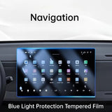 For Leapmotor B10 Car Center Control Screen Tempered Film Navigation Instrument Interior Protective Film Modification Accesso