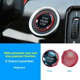 For BMW X1 X2 X3 X5 X6 F20 F21 F22 F23 F30 F34 F10 Crystal Engine Start Stop Button One - Click Start Button Modification