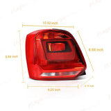 LED Tail Lights Assembly for VW Polo 2015-2018 Car Interior Accessory MAGIC COLORM