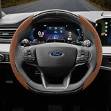 Segmented Suede Steering Cover for Ford Focus