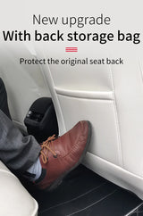 Leather Seat Back Protector Kick Mats for Tesla 3 Y