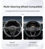 Segmented Leather Wheel Cover for VW Golf 7