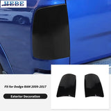 Tail Light Cover Black ABS For Dodge RAM 1500 2009-2017 Car Interior Accessory HEBE
