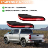 LED Rear Bumper Step Pad Lights for Tundra