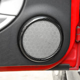 3D Door Speaker Trim Ring Set for Mini Cooper Car Interior Accessory GMUNI