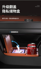 For Haval Dargo 24-26 Car Center Console Lower Storage Box Silicone Dustproof Protective Cover Auto Organizer Accessories