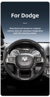 Breathable Segmented Leather Cover for Dodge Car Car Interior Accessory Hocasen