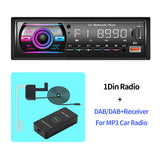 1Din Universal Bluetooth Car MP3 Radio with USB AUX