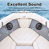 Waterproof Bluetooth Marine Radio for Boats RVs