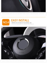 Steering Wheel Logo Trim for Smart 453