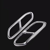 Stainless Exhaust Tip Covers For Volvo XC90 S90 V90 Car Interior Accessory LINGLUYANG