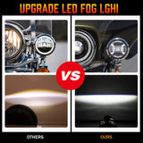 Newest 4.5 inch LED Foglights for Harley Davidson