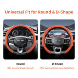Premium Suede Snap-On Wheel Cover for Genesis Car Interior Accessory Hocasen