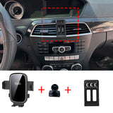 Smart Wireless Charging Phone Mount for Mercedes C-Class W204