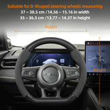 Suede Matte Carbon Fiber Cover for Lynk & Co 01