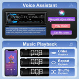 1Din Universal MP3 Car Radio Bluetooth FM Stereo