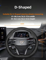 Ultra-Thin Breathable Leather Wheel Cover for Cupra Car Interior Accessory Hocasen