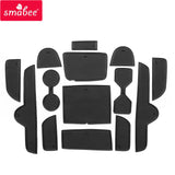 Anti-Slip Gate Slot Mat for Kia K3 FORTE Cerato 2021 - 2023 GT Non-Slip Door Groove Pad Cup Holder Interior Accessories Car I