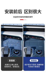 For Zeekr 001 Car Center Console Wireless Charging Mat Silicone Anti Slip Scratch-resistant Pad Interior Accessories Car Inte