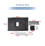 Roof Sunshade Mat for Jeep Wrangler JL 2018-2025 Car Interior Accessory HEBE