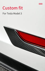 Rear Fog Light Trim Stainless Steel for Tesla Model 3