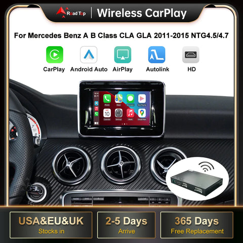 Wireless CarPlay Android Auto Interface for Mercedes-Benz 2011-2015 CarPlay Retrofit Module wincago