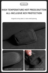 Suede Car Remote Key Case Cover for Volkswagen Golf