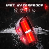 Smoked LED Tail Lights for Toyota Tacoma 2016-2023 LED Ambient Light MAGIC COLORM