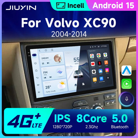 10.1-Inch Android 15 Head Unit for Volvo XC90 2004–2014 Android Head Unit JIUYIN