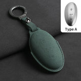 Suede Car Key Case Cover For Rising Auto R7 F7 ER6 Car Key Shell Accessories