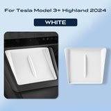 For Tesla Model 3 Highland (2024-Present) and Tesla Model Y Launch (2025-Present) Center Control Storage Box with Wireless Charging Silicone Pad