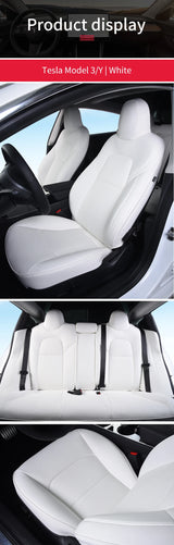 Waterproof PVC Seat Covers Full Set for Tesla Model 3 Y
