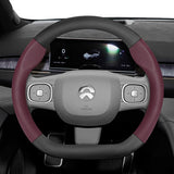Nio Carbon Fiber Leather Steering Wheel Cover Fit